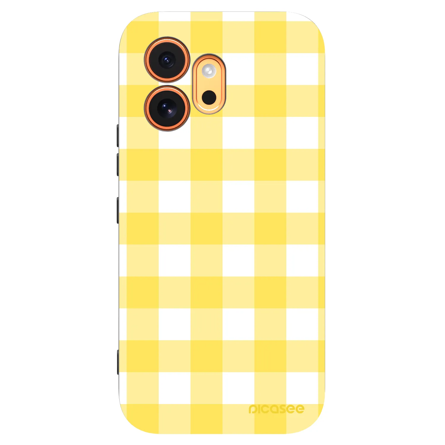 Picasee Honor 600 Hülle - Schwarzes Silikon - Gride lemon