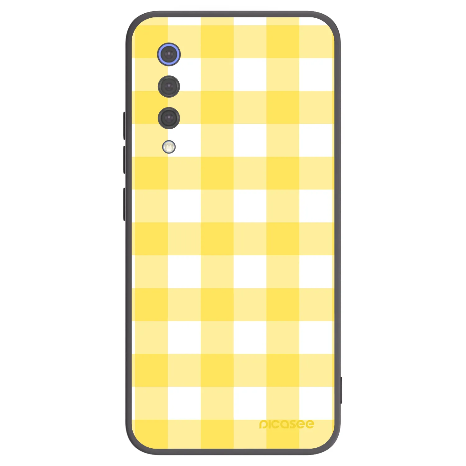 Picasee Xiaomi Mi 9 SE Hülle - Schwarzes Silikon - Gride lemon