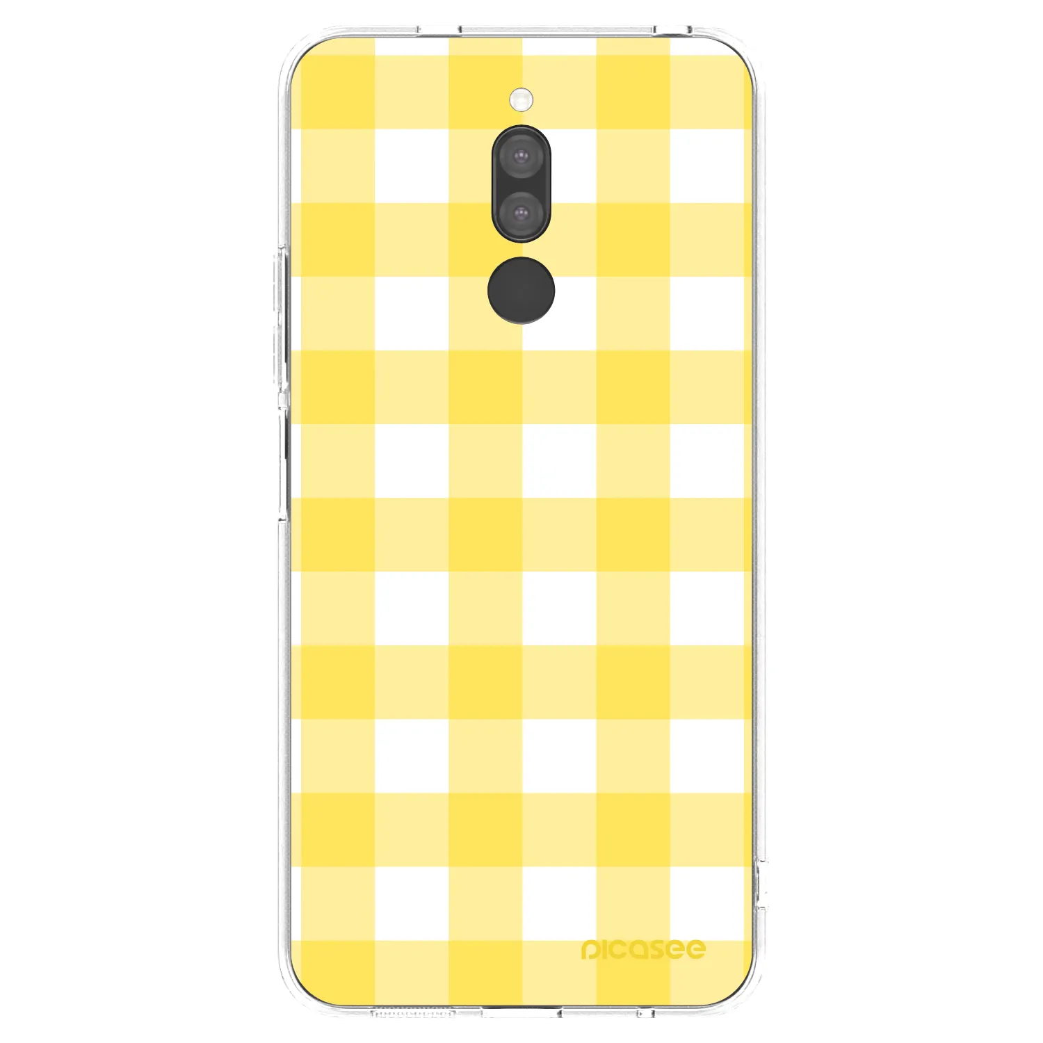 Picasee Xiaomi Redmi 8 Hülle - Transparentes Silikon - Gride lemon