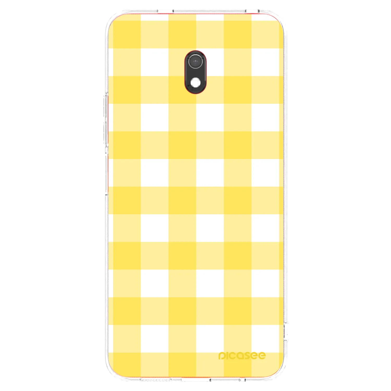 Picasee Xiaomi Redmi 8A Hülle - Transparentes Silikon - Gride lemon