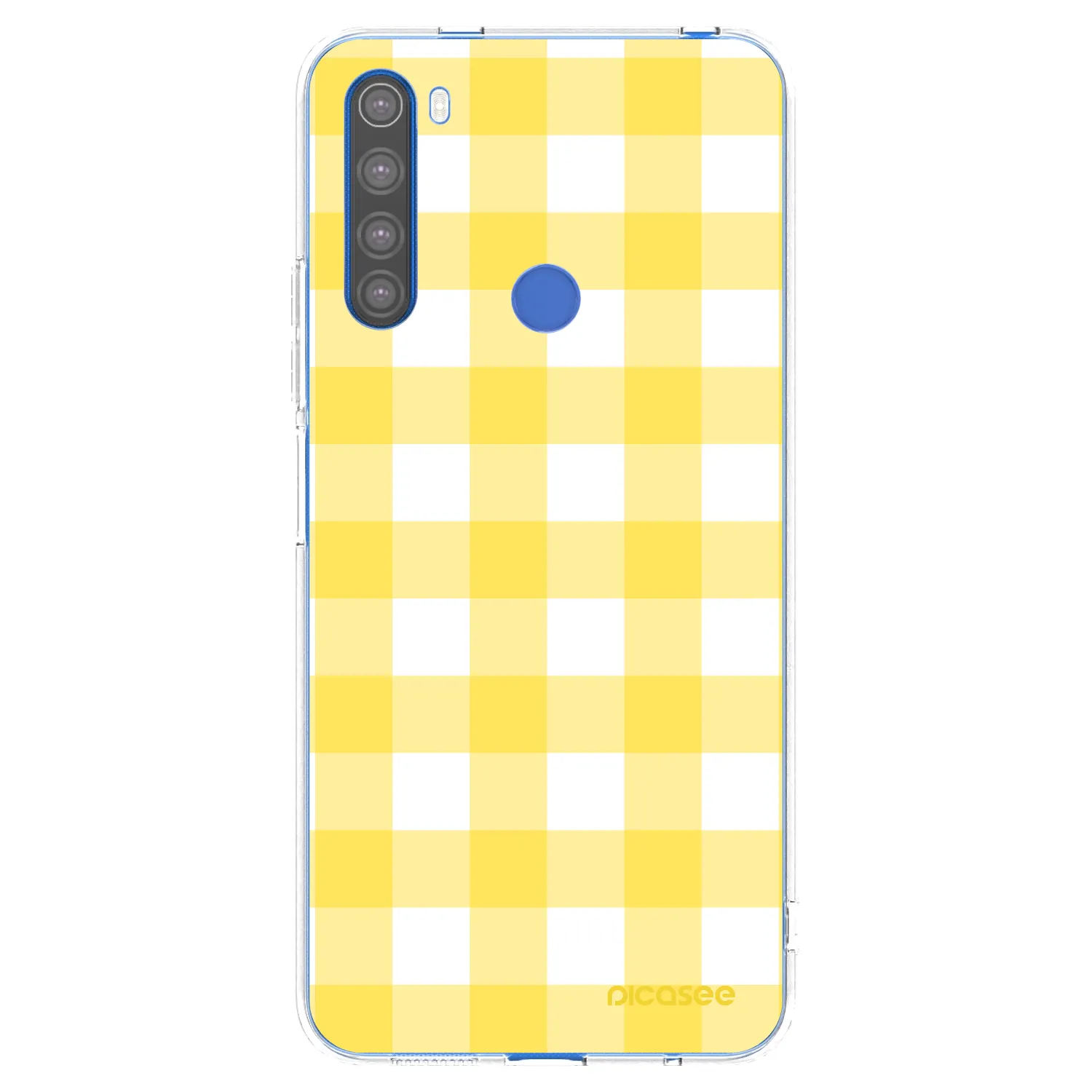 Picasee Xiaomi Redmi Note 8T Hülle - Transparentes Silikon - Gride lemon