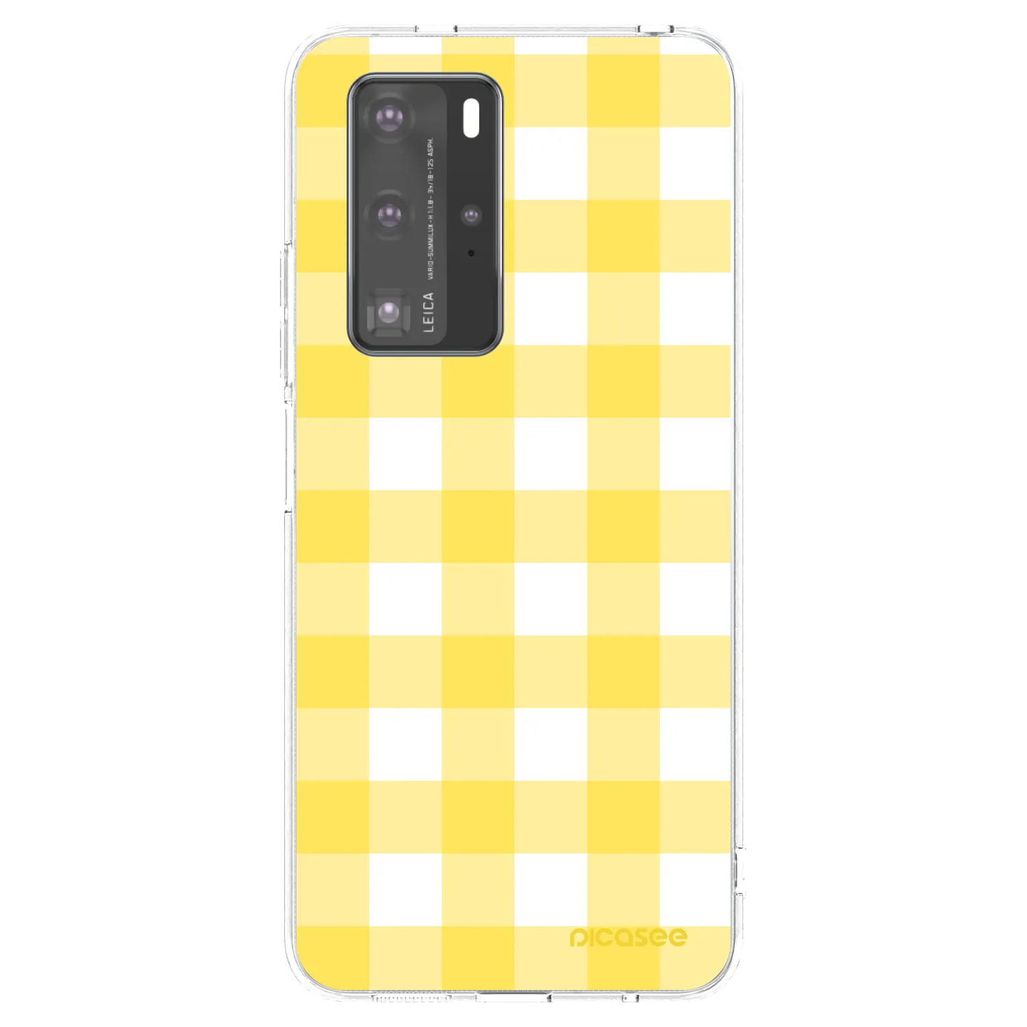 Picasee Huawei P40 Pro Hülle - Transparentes Silikon - Gride lemon