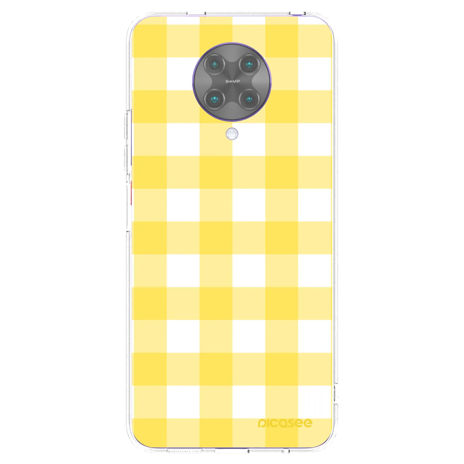 Picasee Xiaomi Poco F2 Pro Hülle - Transparentes Silikon - Gride lemon
