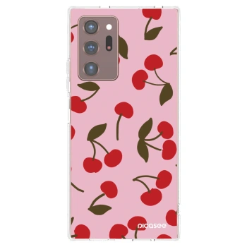 Picasee Samsung Galaxy Note 20 Ultra Hülle - Transparentes Silikon - Cherry