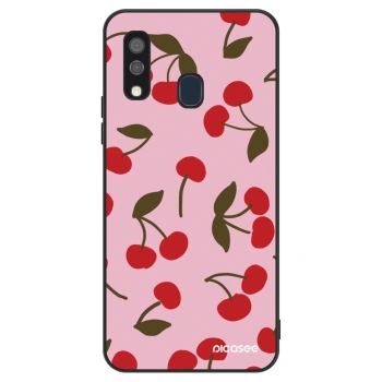 Hülle für Samsung Galaxy A40 A405F - Cherry
