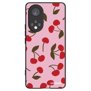 Picasee Honor 50 5G Hülle - Schwarzes Silikon - Cherry