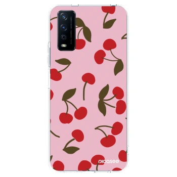 Picasee Vivo Y11s Hülle - Transparentes Silikon - Cherry