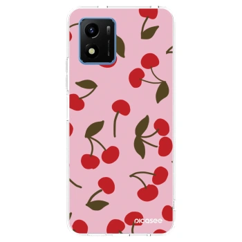 Picasee Vivo Y01 Hülle - Transparentes Silikon - Cherry