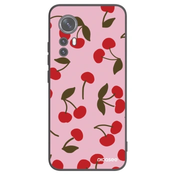 Picasee Xiaomi 12X Hülle - Schwarzes Silikon - Cherry