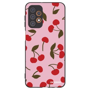 Picasee Samsung Galaxy A23 A236B 5G Hülle - Schwarzes Silikon - Cherry