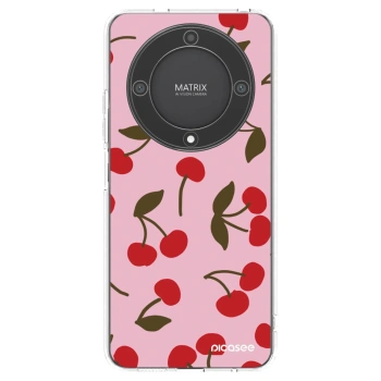 Picasee Honor Magic5 Lite 5G Hülle - Transparentes Silikon - Cherry
