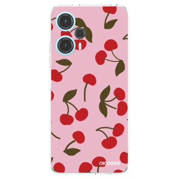 Picasee Xiaomi Poco F5 Hülle - Transparentes Silikon - Cherry