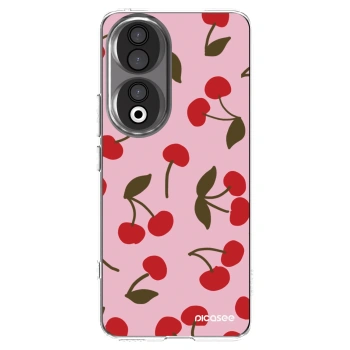Picasee Honor 90 5G Hülle - Transparentes Silikon - Cherry