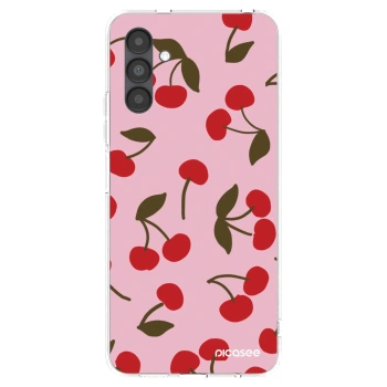 Picasee Samsung Galaxy A04s A047F Hülle - Transparentes Silikon - Cherry