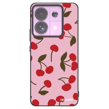 Picasee Xiaomi Redmi Note 13 Pro 5G Hülle - Schwarzes Silikon - Cherry