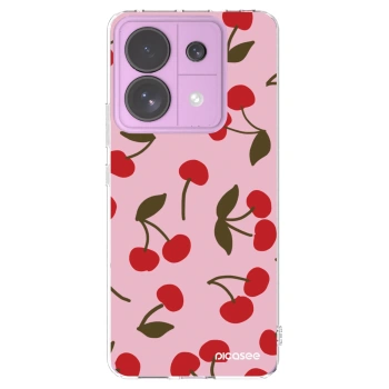 Picasee Xiaomi Redmi Note 13 Pro 5G Hülle - Transparentes Silikon - Cherry