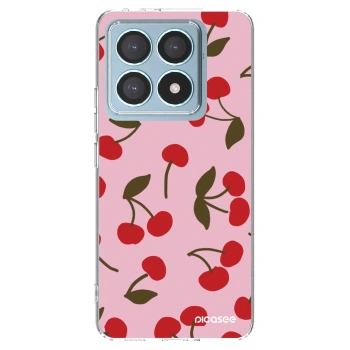 Picasee Xiaomi 14T Pro Hülle - Transparentes Silikon - Cherry