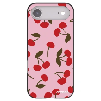 Picasee Apple iPhone Air Hülle - Schwarzes Silikon - Cherry