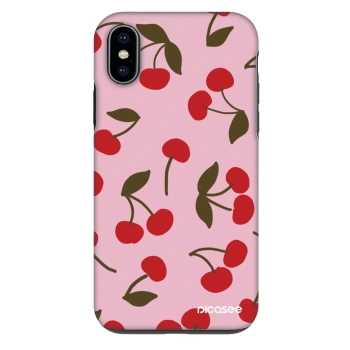 Hülle für Apple iPhone X/XS - Cherry