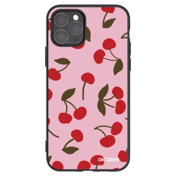 Picasee Apple iPhone 11 Pro Hülle - Schwarzes Silikon - Cherry