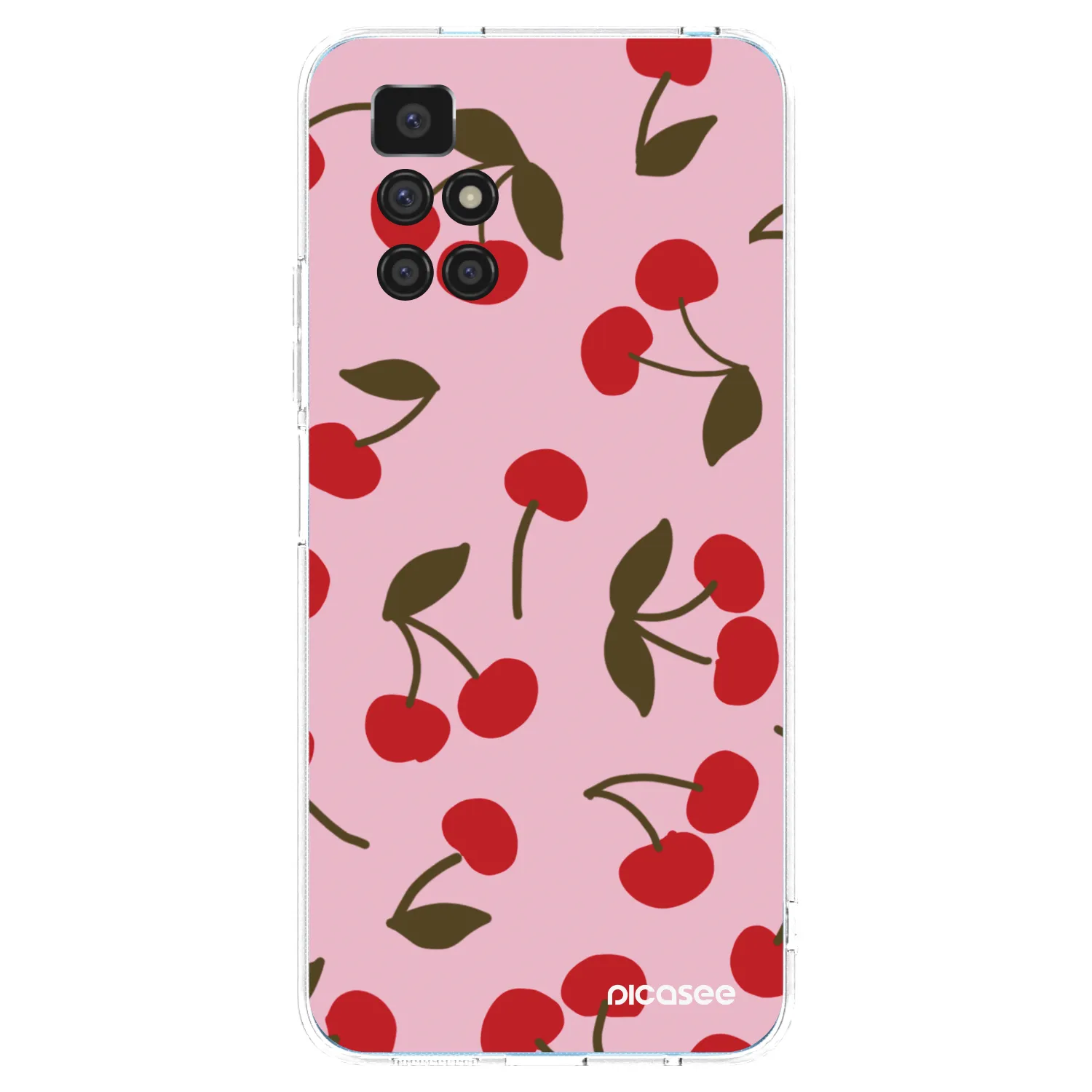 Picasee Xiaomi Redmi 10 Hülle - Transparentes Silikon - Cherry