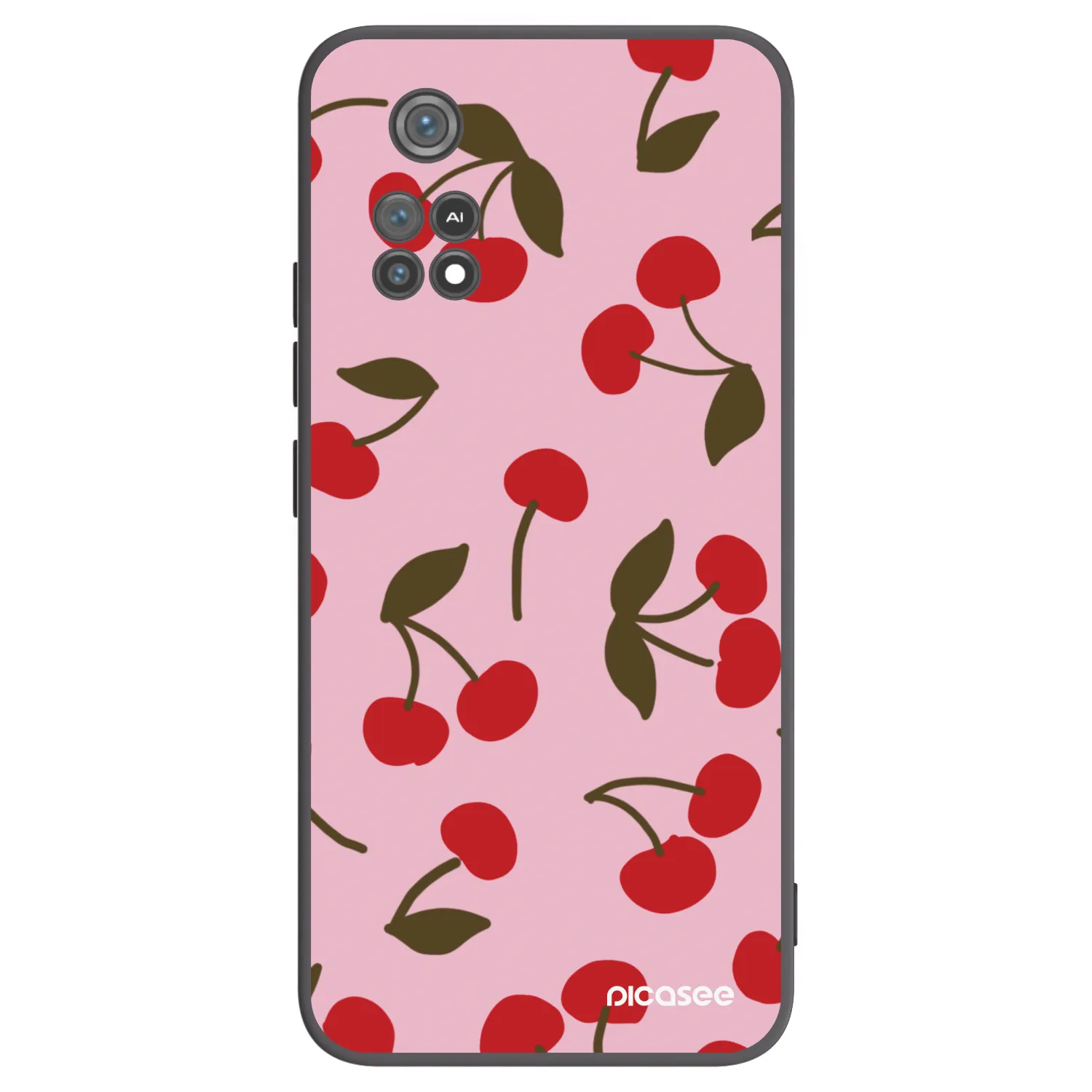 Picasee Xiaomi Poco M4 Pro Hülle - Schwarzes Silikon - Cherry
