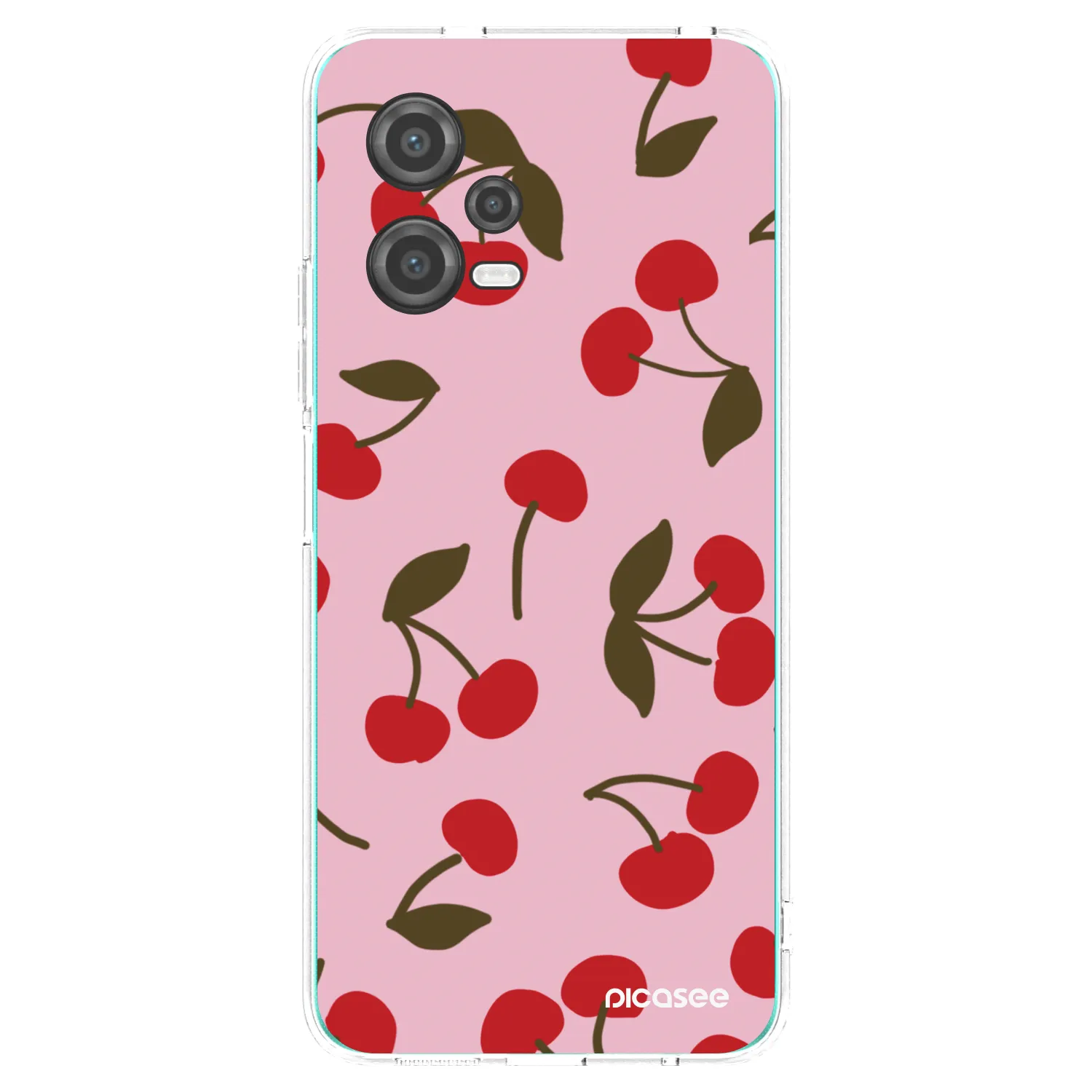 Picasee Xiaomi Poco X5 Hülle - Transparentes Silikon - Cherry
