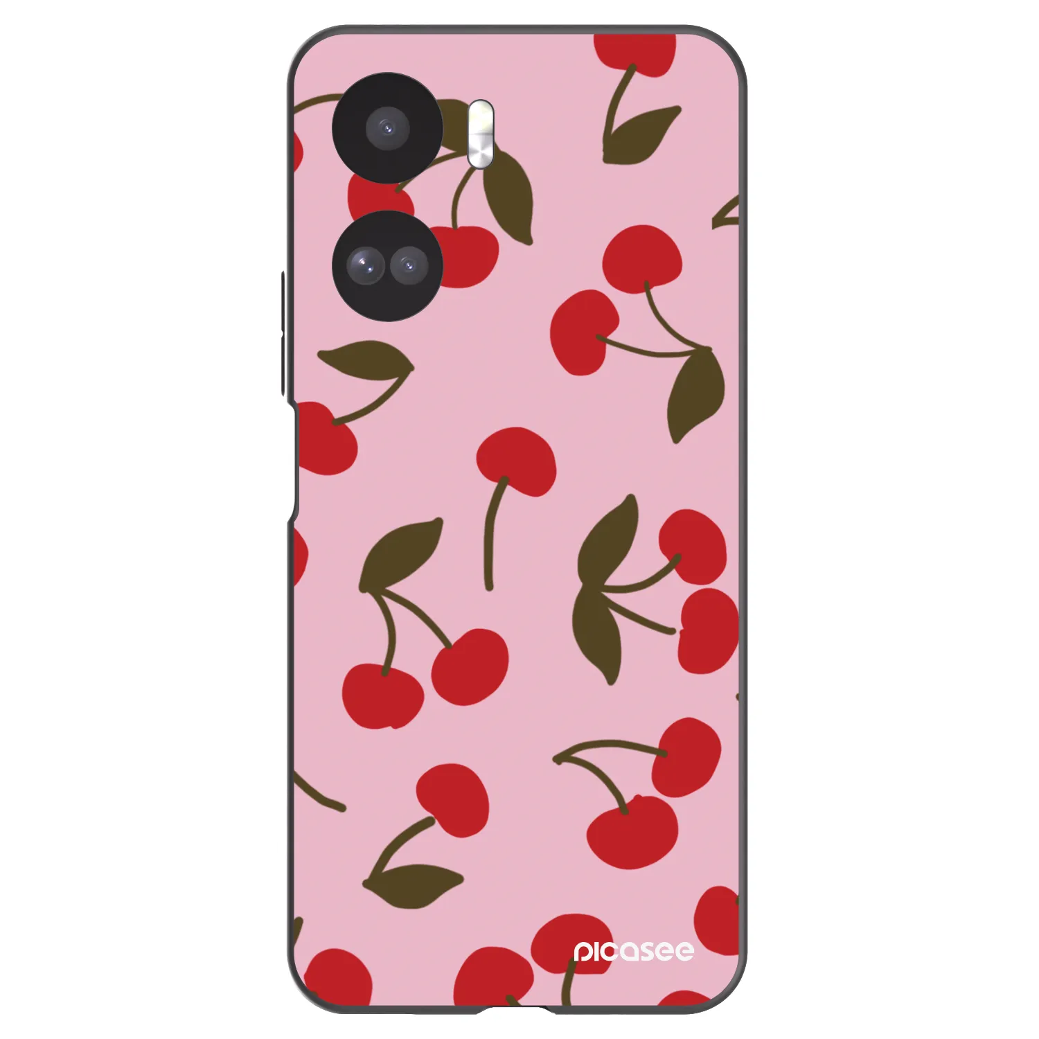 Picasee Honor 90 Lite 5G Hülle - Schwarzes Silikon - Cherry