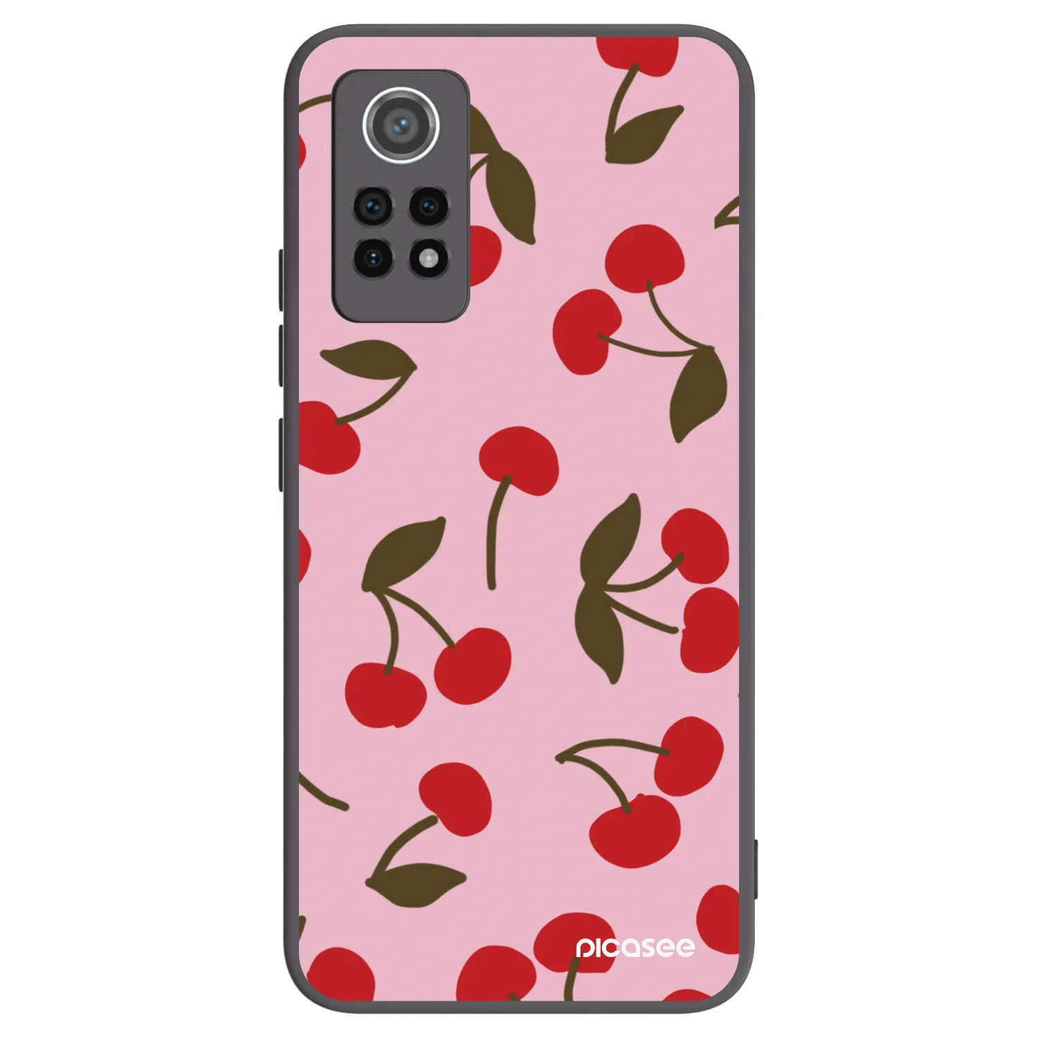 Picasee Xiaomi Redmi Note 12 Pro 4G Hülle - Schwarzes Silikon - Cherry