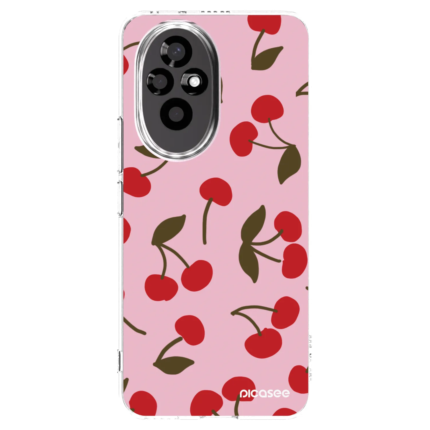 Picasee Honor 200 Pro 5G Hülle - Transparentes Silikon - Cherry