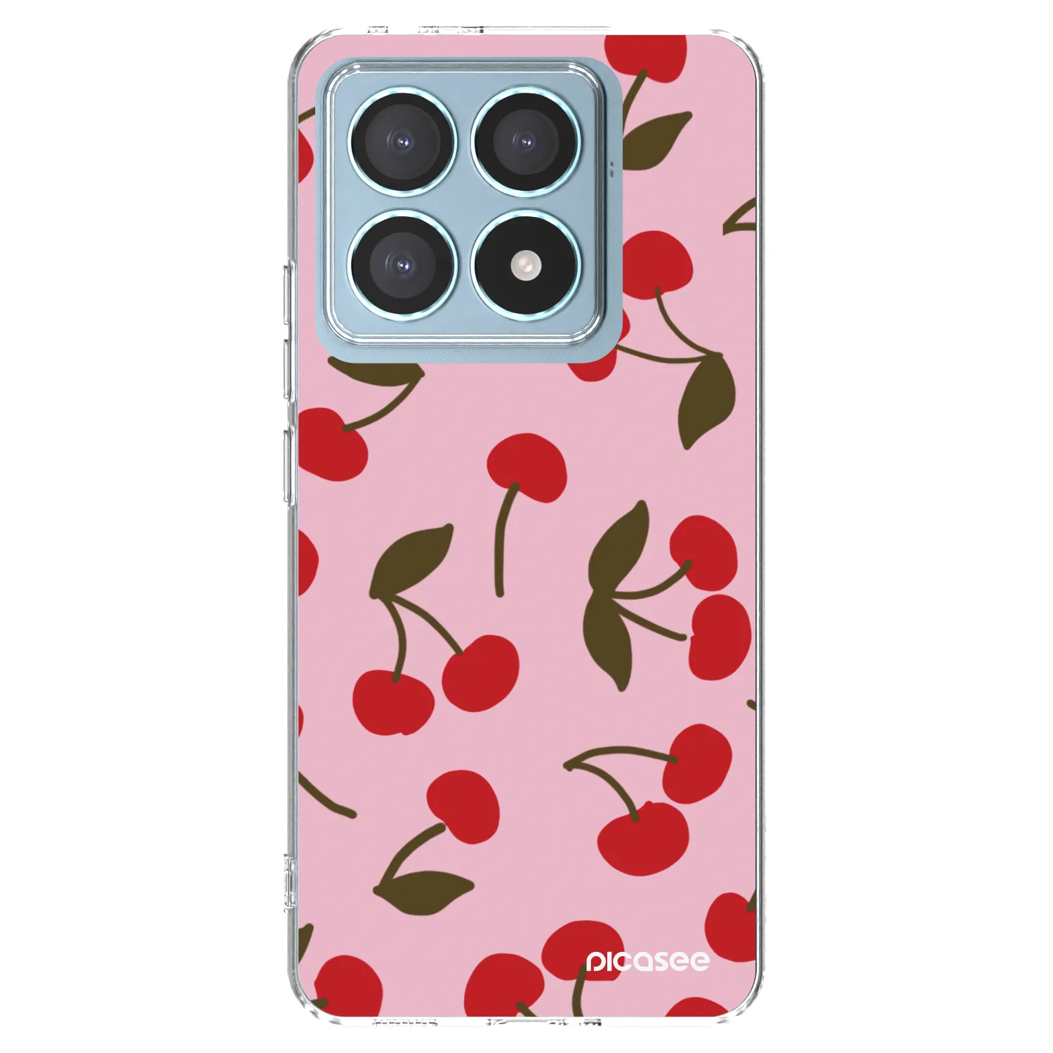 Picasee Xiaomi 14T Pro Hülle - Transparentes Silikon - Cherry