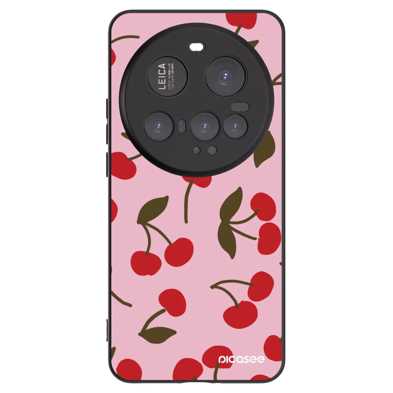 Picasee Xiaomi 15 Ultra Hülle - Schwarzes Silikon - Cherry