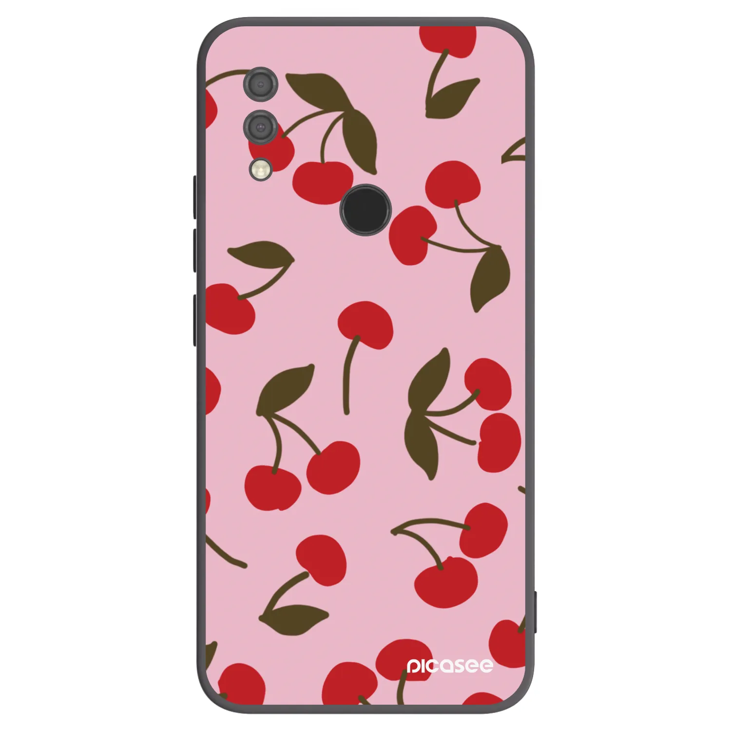 Picasee Xiaomi Redmi 7 Hülle - Schwarzes Silikon - Cherry