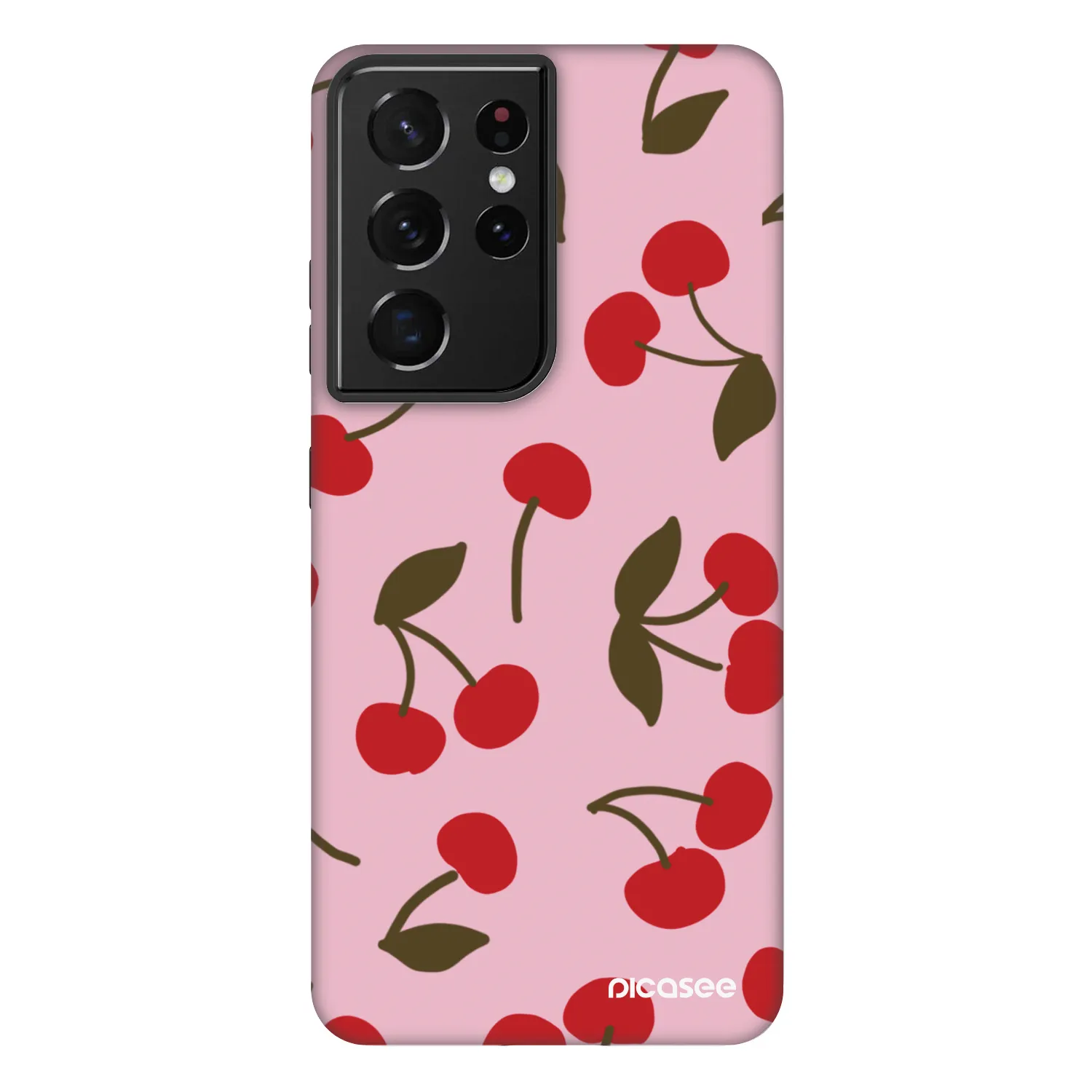 Picasee Fashion Case für Samsung Galaxy S21 Ultra 5G G998B - Cherry