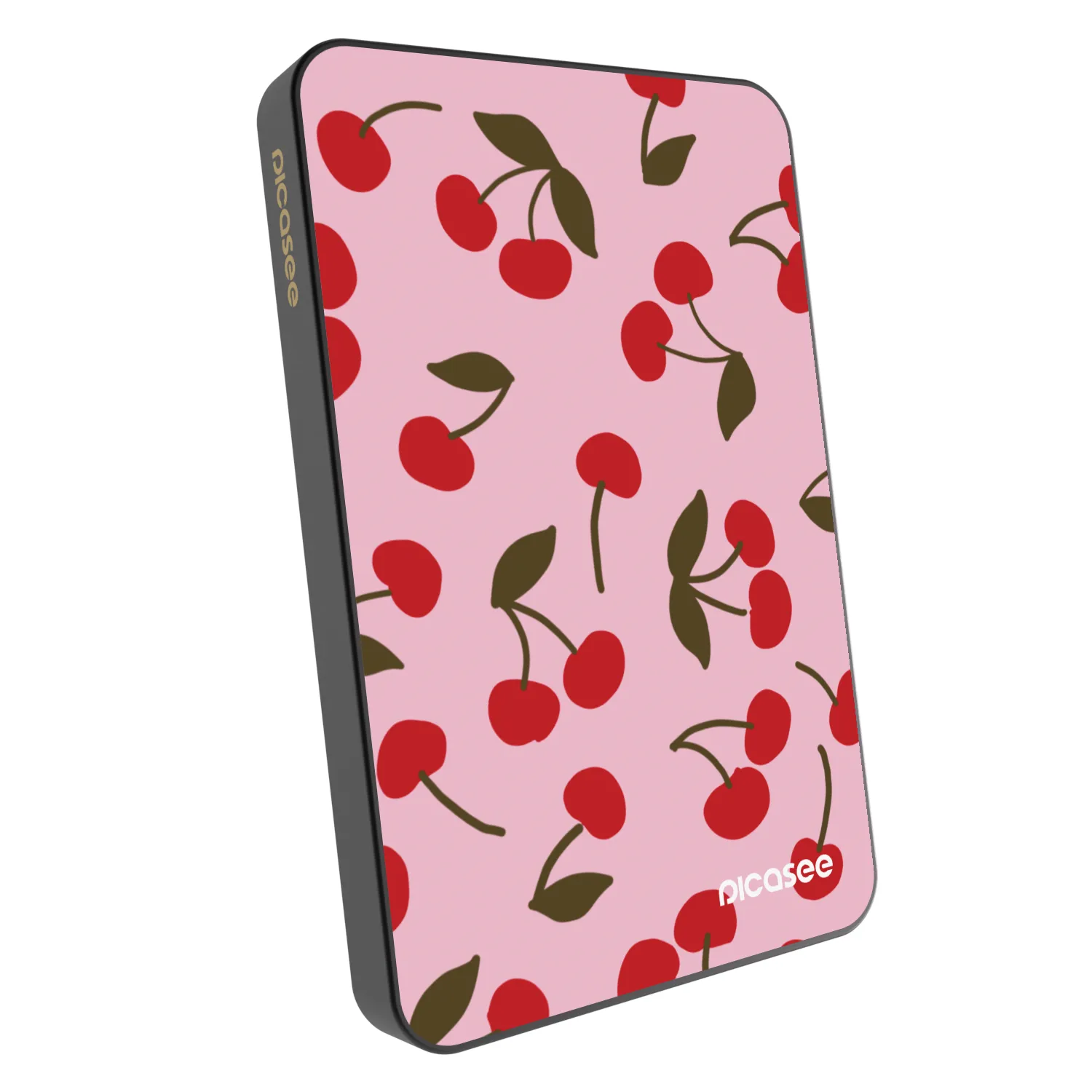 Picasee Powerbank mit MagSafe 5 000 mAh Grau - Cherry