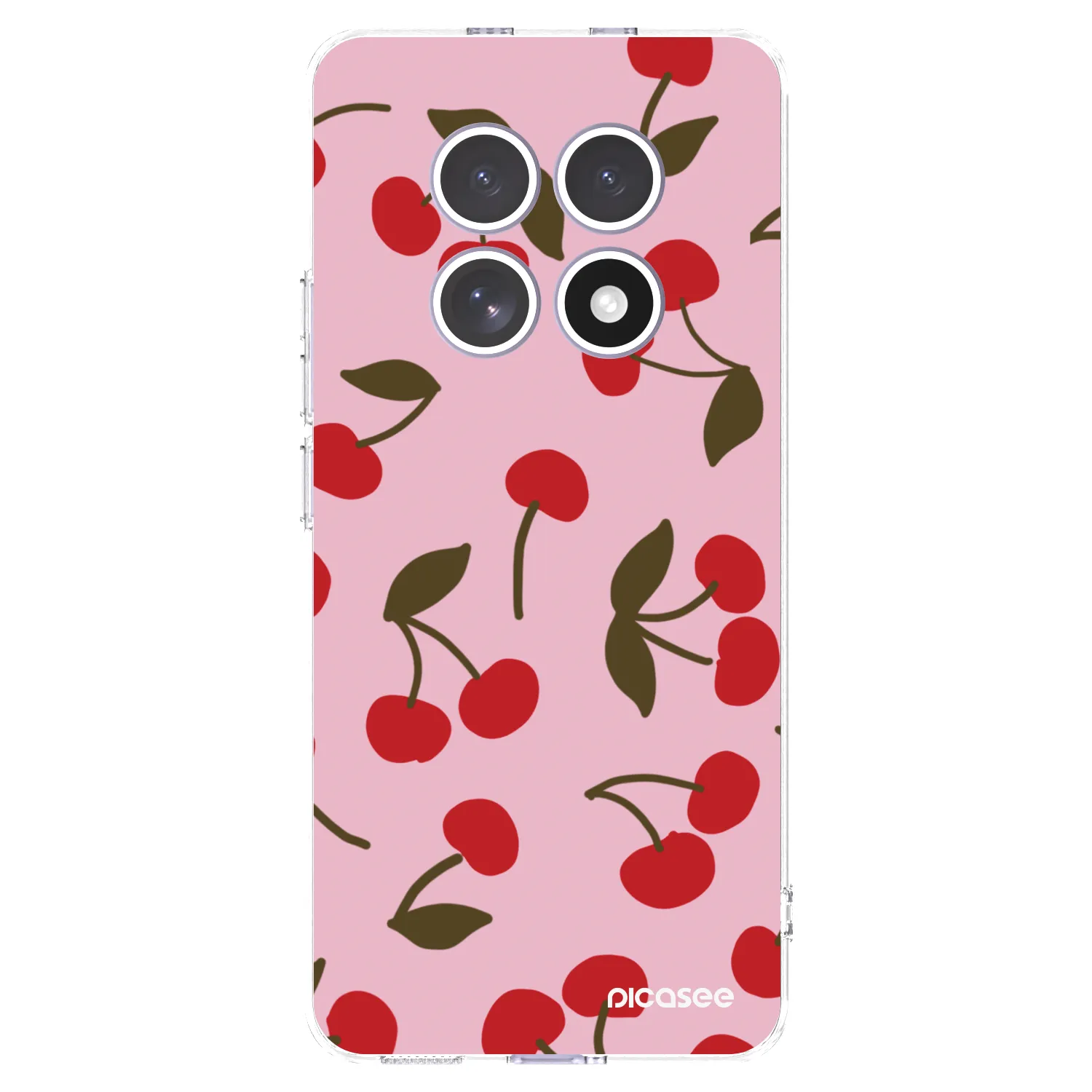 Picasee Xiaomi Redmi Note 15 4G Hülle - Transparentes Silikon - Cherry