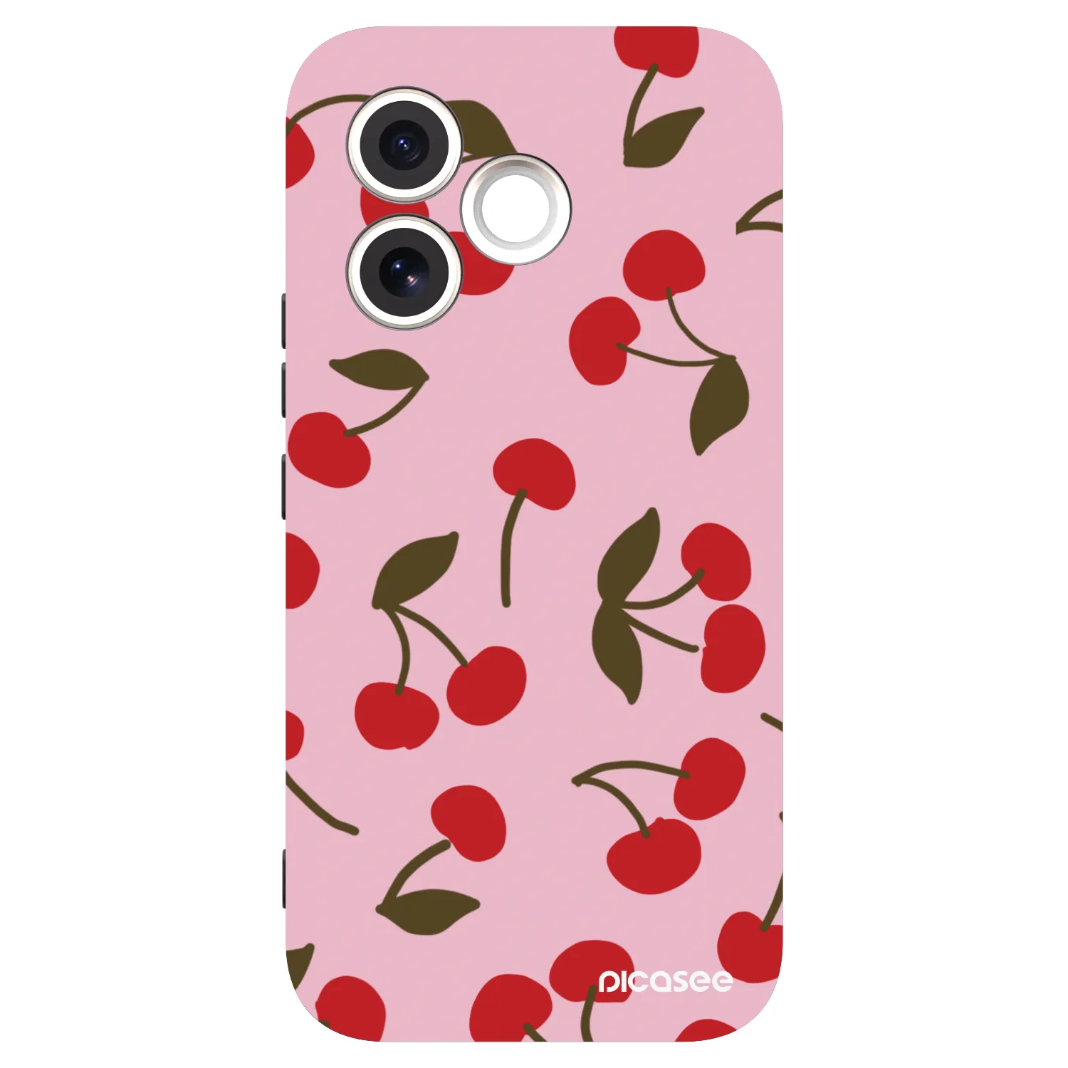 Picasee Honor 600 Lite Hülle - Schwarzes Silikon - Cherry