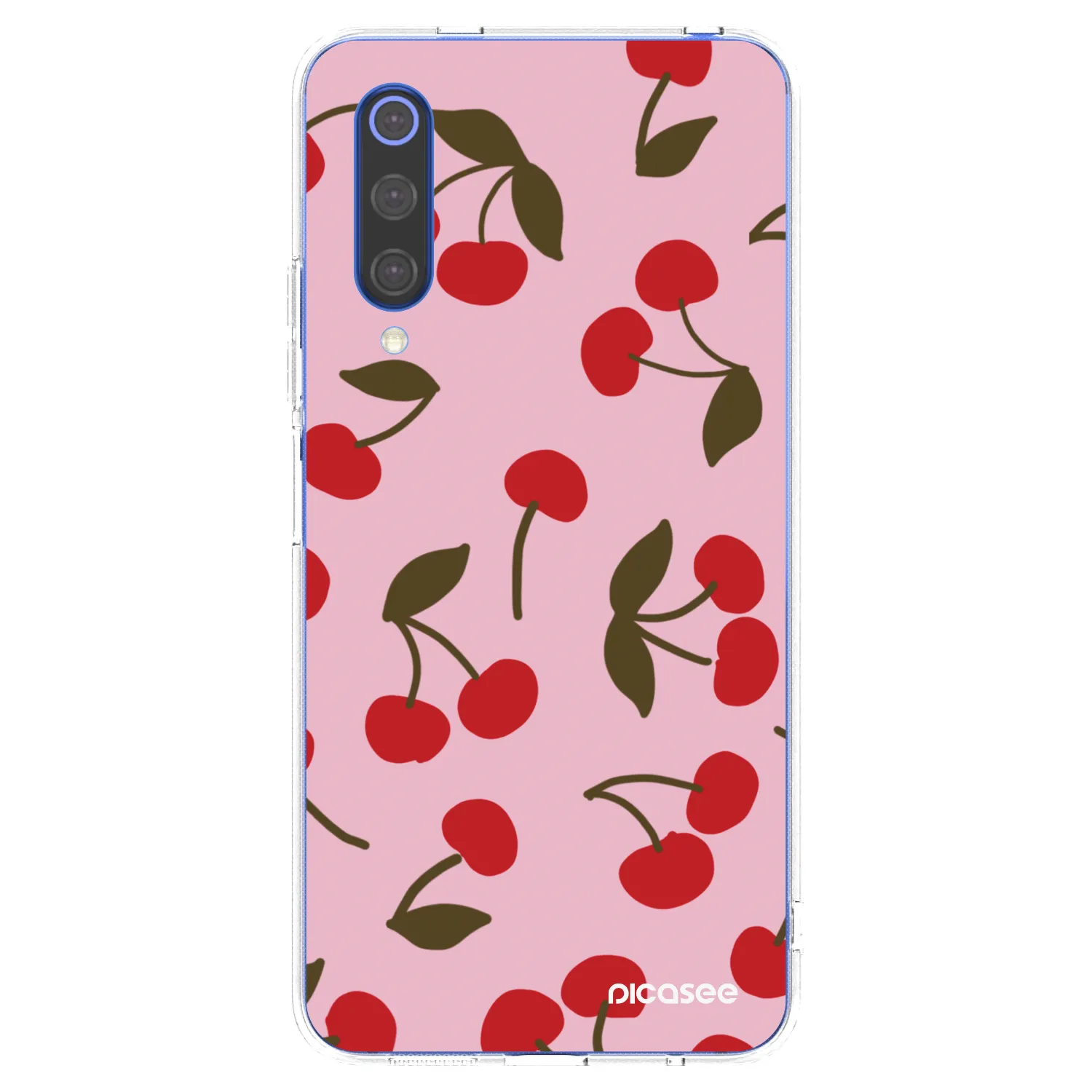 Picasee Xiaomi Mi 9 SE Hülle - Transparentes Silikon - Cherry