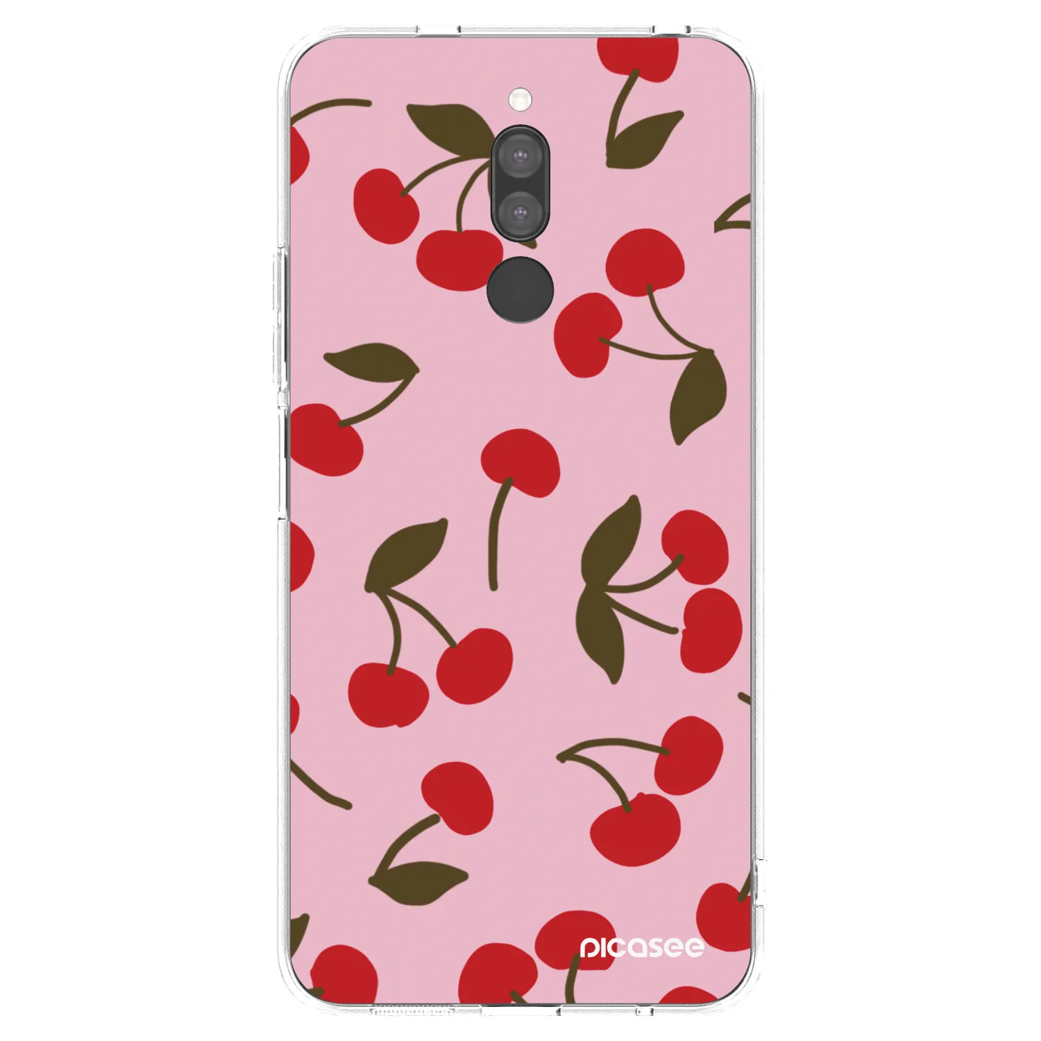 Picasee Xiaomi Redmi 8 Hülle - Transparentes Silikon - Cherry