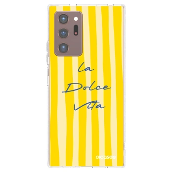 Picasee Samsung Galaxy Note 20 Ultra Hülle - Transparentes Silikon - Ladolcevita