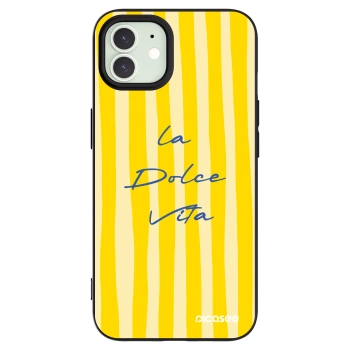 Picasee Apple iPhone 12 Pro Hülle - Schwarzes Silikon - Ladolcevita