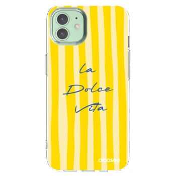 Picasee Apple iPhone 12 Pro Hülle - Transparentes Silikon - Ladolcevita