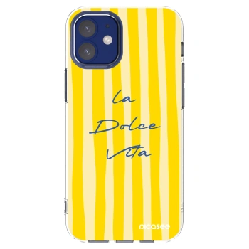Picasee Apple iPhone 12 mini Hülle - Transparentes Silikon - Ladolcevita