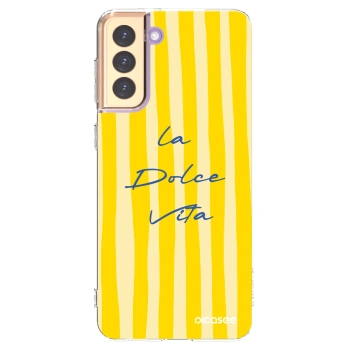Picasee Samsung Galaxy S21+ 5G G996F Hülle - Transparentes Silikon - Ladolcevita