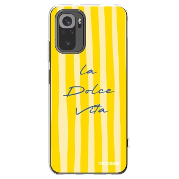 Picasee Xiaomi Redmi Note 10 Hülle - Transparentes Silikon - Ladolcevita