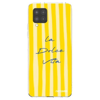 Picasee Samsung Galaxy A42 A426B Hülle - Transparentes Silikon - Ladolcevita