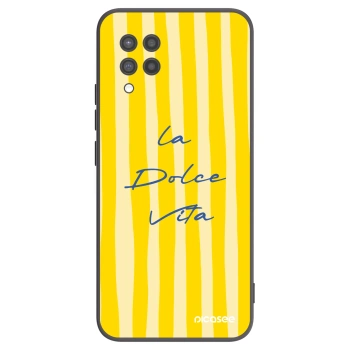 Picasee Samsung Galaxy A42 A426B Hülle - Schwarzes Silikon - Ladolcevita