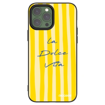 Picasee Apple iPhone 13 Pro Max Hülle - Schwarzes Silikon - Ladolcevita