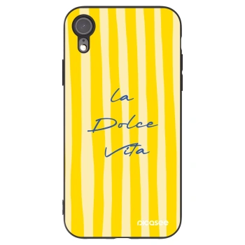 Picasee Apple iPhone XR Hülle - Schwarzes Silikon - Ladolcevita