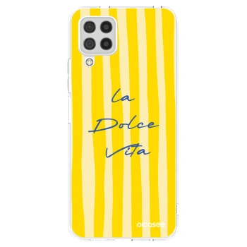 Picasee Samsung Galaxy A22 A225F 4G Hülle - Transparentes Silikon - Ladolcevita